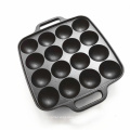 Mini Takoyaki Cast Iron Bakeware Baking Pan with Helper Handle